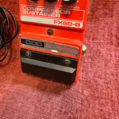 DOD Fx80b compressor sustainer pedal - Red image 4