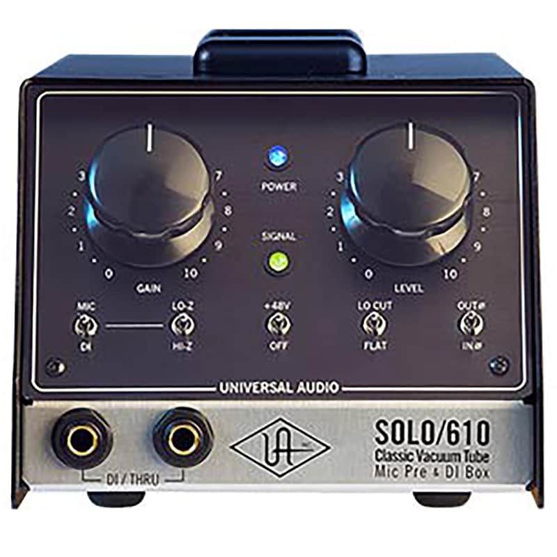 Universal Audio Solo/610 Classic Tube Single Channel Mic Preamplifier And DI Box image 1