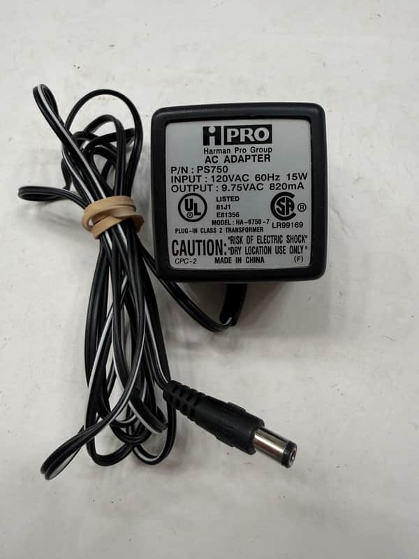 HPro Harman PS750 DOD Digitech 9v AC 820mA Guitar Pedal OEM Power Supply Adapter image 1