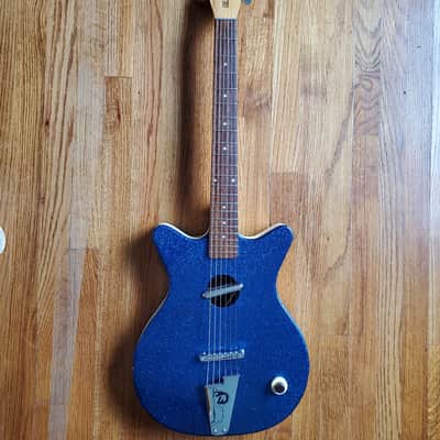 Danelectro Convertible Electric || 1990s - Blue Sparkle image 2
