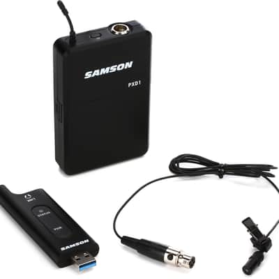 Samson XPD2 Lavalier USB Digital Wireless System with LM8 Lavalier Microphone image 1