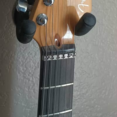 RARE! Fender Deluxe FMT Stratocaster 2004 - Blue Flame top image 7