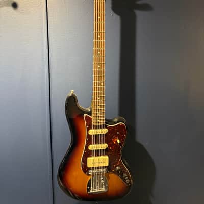 Fender Pawn Shop Bass VI 2013 - 2014 - 3-Color Sunburst image 1