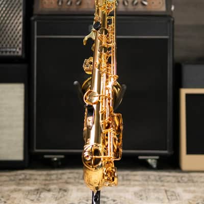Yamaha YAS-62II Professional Alto Saxophone Gold Lacquer with Case - Used image 17