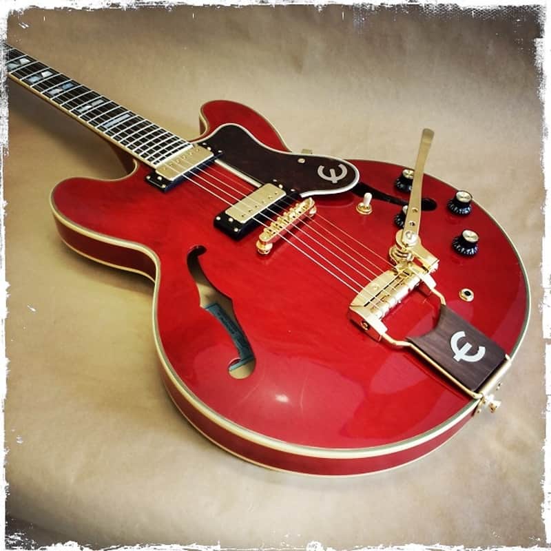 Epiphone 50th Ann. 1962 Sheraton E212TV Tremotone Electric Guitar