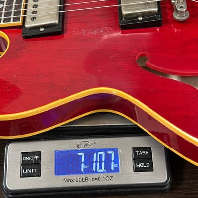 Gibson Custom 1961 ES-335 Reissue Heavy Aged 60s Cherry w/case 150693 image 14