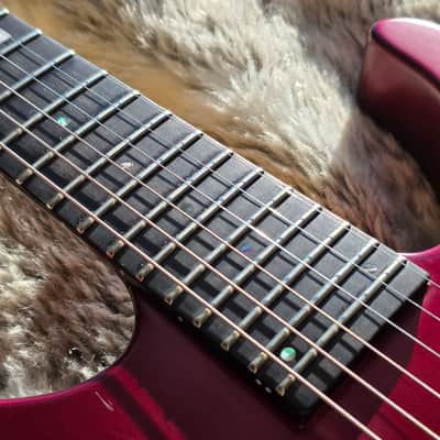 2021 ESP E-II M-I Thru NT Deep Candy Apple Red Satin w/OHSC image 7
