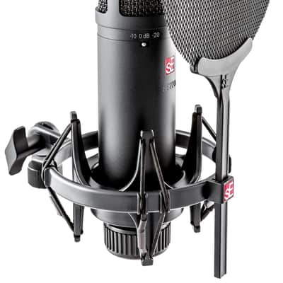 Se Electronics sE2200 Condenser Recording Microphone+Shockmount+Pop Filter image 1