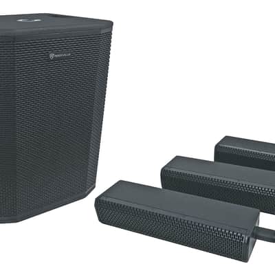 Rockville TITAN ARRAY SYSTEM Pro Powered Column Array Speaker w/10" Sub+Backpack image 14