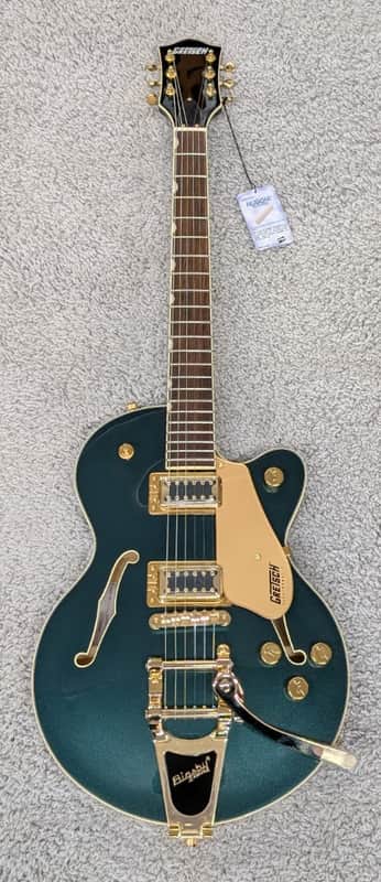 Mint G5655TG Electromatic Center Block Jr. w/Bigsby & Gold Hardware, Cadillac Green image 1