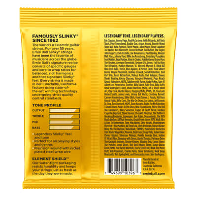 Ernie Ball 2216 Nickel Wound Skinny Top/Beefy Bottom Electric Strings (10-54) image 2