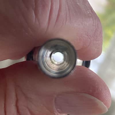 Yamaha John Hagstrom trumpet mouthpiece - silver image 3