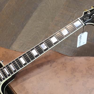2009 Gibson Custom Shop 1968 Historic Reissue Les Paul Custom Electric Guitar Black Ebony + COA OHSC image 8