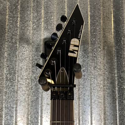 ESP LTD Eclipse '87 Seymour Duncan Floyd Rose Black Guitar LECLIPSE87BLK & Case #1109 Used imagen 3