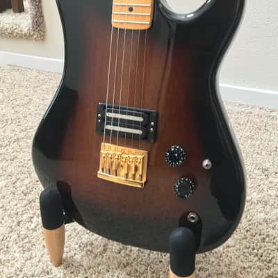 1981 Kramer Pacer Guitar Tobacco Burst "Strat Head" in excellent condition with OHSC image 3