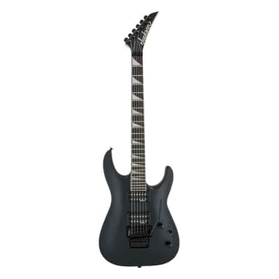Used Jackson JS32 DKA JS Series Dinky Arch Top - Satin Black w/ Amaranth FB image 2
