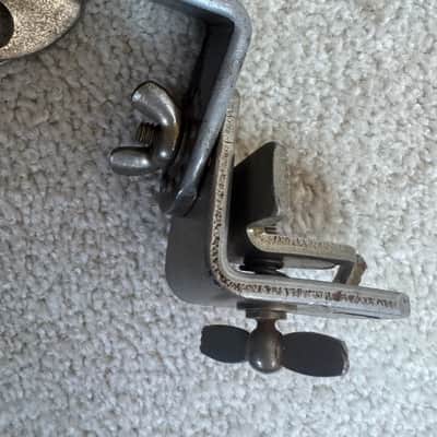 Slingerland Cloud Badge era Radio King Rack Tom Drum Arm Mount Part 30s - Nickel image 11