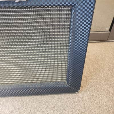 Vintage 1960s Ampeg R-12R Reverberocket 1X12" Combo Amplifier - Blue with Footswitch image 2