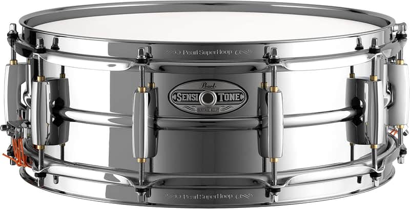 Pearl Sensitone Heritage Alloy Steel 14 Inch x 5 Inch Snare Drum l Model STH1450S image 1