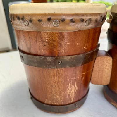 Handcrafted Changüi bongo drums vintage Cuban 1920-50 image 8