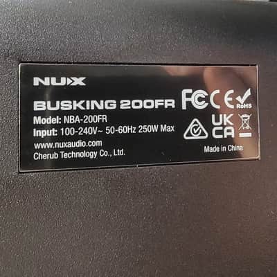 NuX Busking NBA-200FR 276-watt 1 x 8-inch, 2 x 3-inch Multi-input Combo Amplifier, Free Shipping! image 5