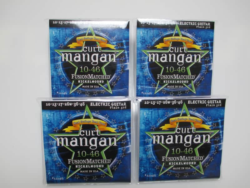 Curt Mangan 11046 Fusion Matched Regular Nickel Wound Electric Guitar Strings - (10-46) image 1