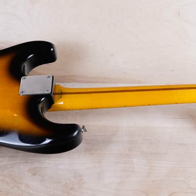 Fender ST57-90 Stratocaster '57 Reissue MIJ 1989 Sunburst Lacquer Finish USA PUs Japan w/ Hard Case image 10