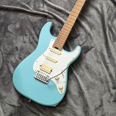 2021 Jackson MJ Series Misha Mansoor Signature So-Cal 2PT Electric Guitar - Daphne Blue + Jackson Case image 2