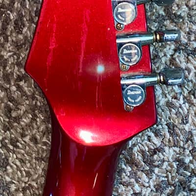Vintage 1982 Ibanez Rocket Roll II Flying V Fire Red electric guitar made in japan ohsc image 19