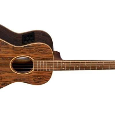 Lanikai FB-EBU Figured Bocote Bass Acoustic-Electric Ukulele image 4