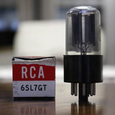 RCA 6SL7GT 1956 Gray Glass "Bottom D Getter" NOS NIB Tube "Satisfaction Guaranteed" image 5