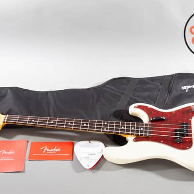 2019 Fender MIJ Japan Hama Okamoto Precision P Bass #4 Olympic White Gig Bag image 2