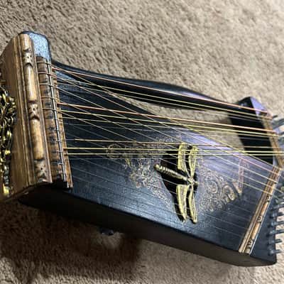 Harp-O-Chord Harp-zither 1899-1904 Black and gold image 1