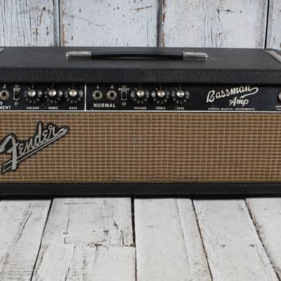 Fender Vintage 1965 Bassman Guitar Amplifier Head with Bandmaster 2 x 12 Cabinet image 3