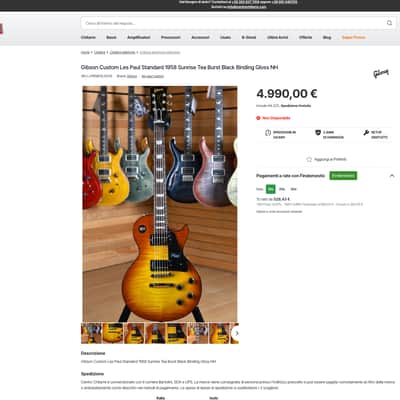 2018 Gibson Custom Shop '58 Les Paul Standard Reissue - Sunrise Teaburst Black Binding Gloss 1958 - Rare image 19