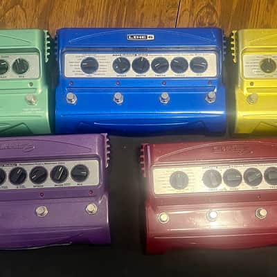 COMPLETE SET Line 6 Modeling Pedals DL4, MM4, FM4, DM4, and AM4 2000s image 1
