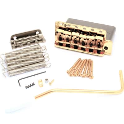 Fender 6-Saddle American Vintage Series Stratocaster® Tremolo Assembly (Gold) 0992049200 image 2