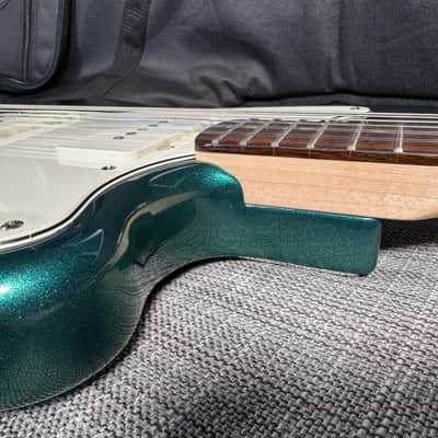Squier Jazzmaster Electric XII 12 string Paranormal 2024 - Sherwood Green with Upgrades and Fender Gig Bag image 9