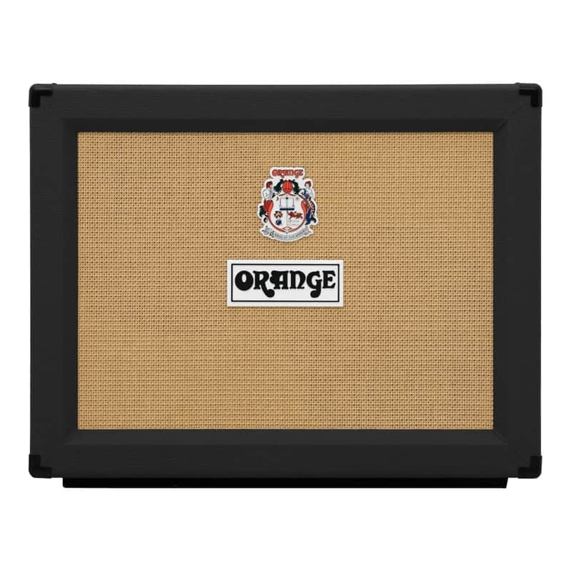 Orange 2x12 Open Back Speaker Cabinet, PPC212OB - Black image 1