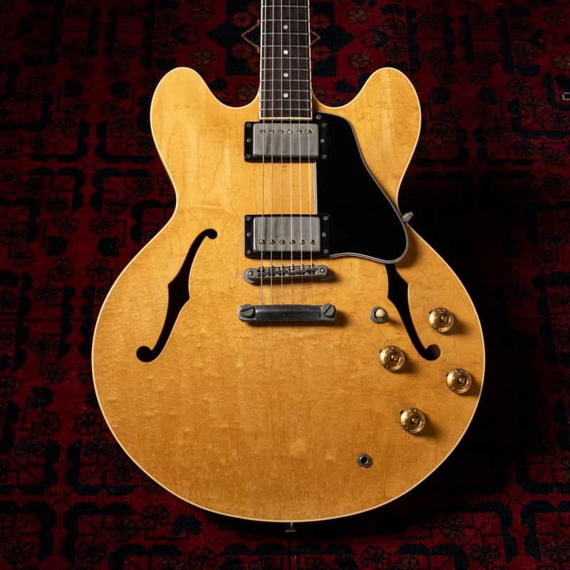 🇯🇵 1991 Orville by Gibson ES-335 Dot, 7.77lbs, USA Pickups, Long Tenon, Vintage Natural image 1