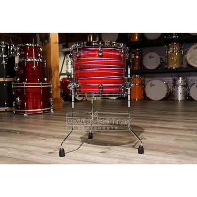 Tama Starclassic Walnut/Birch Floor Tom 14x14 Lacquer Phantasm Oyster image 2