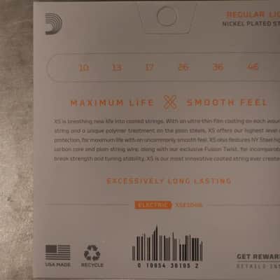 D'addario XSE1046 Regular Light Gauge Maximum life image 2