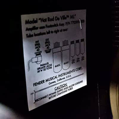 Fender Hot Rod DeVille ML 212 Michael Landau Signature 2-Channel 60-Watt 2x12" Guitar Combo w/ Footswitch image 18