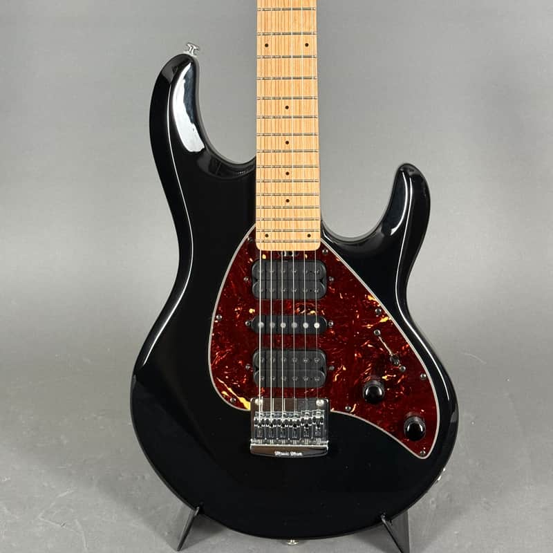 1992 Ernie Ball Music Man Silouette MN black HSH USA orig Case image 1