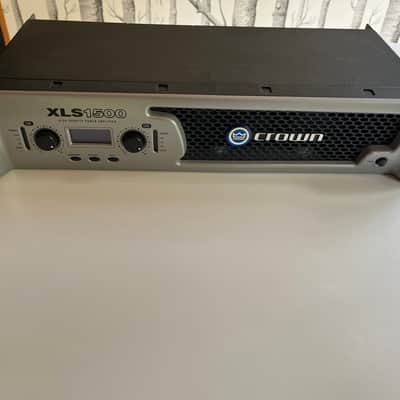Crown XLS 1500 2-Channel High Density Power Amplifier 2010s - Silver image 1