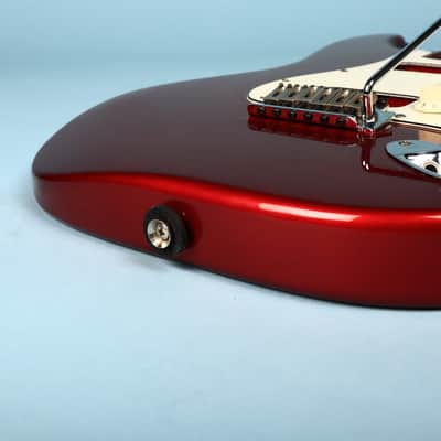 2003 Squier Stratocaster Loaded HH Humbucker Configuration Guitar Red Body image 8