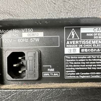 Vox Valvetronix VT50 50-Watt 1x12 Modeling Guitar Combo image 8