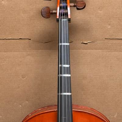 Yamaha VC5 4/4 Cello Outfit 2007 - Natural Poly Varnish (w/ Gig Bag) image 4