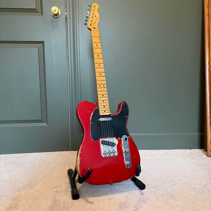 Fender Road Worn Telecaster, Jason Isbell Signature Pickups, Candy Apple Red