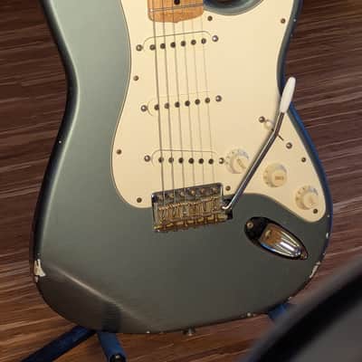 Mario Martin S Style Guitar- Metallic Charcoal Frost image 12